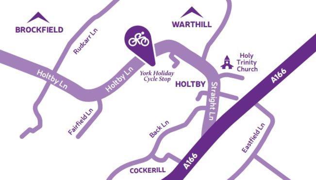 Glamping - York Holiday & Cycle Stop Eksteriør billede